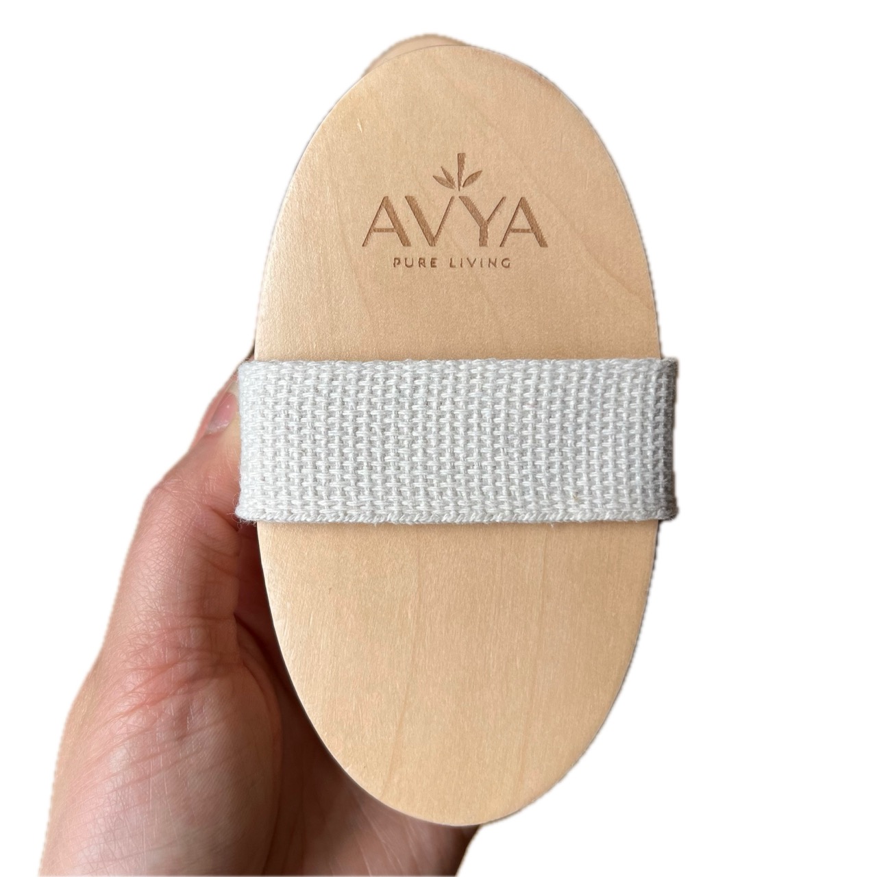 AVYA Oval Beechwood Body Brush